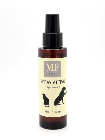 Spray attivo igienizzante per cane e gatto 100 ml